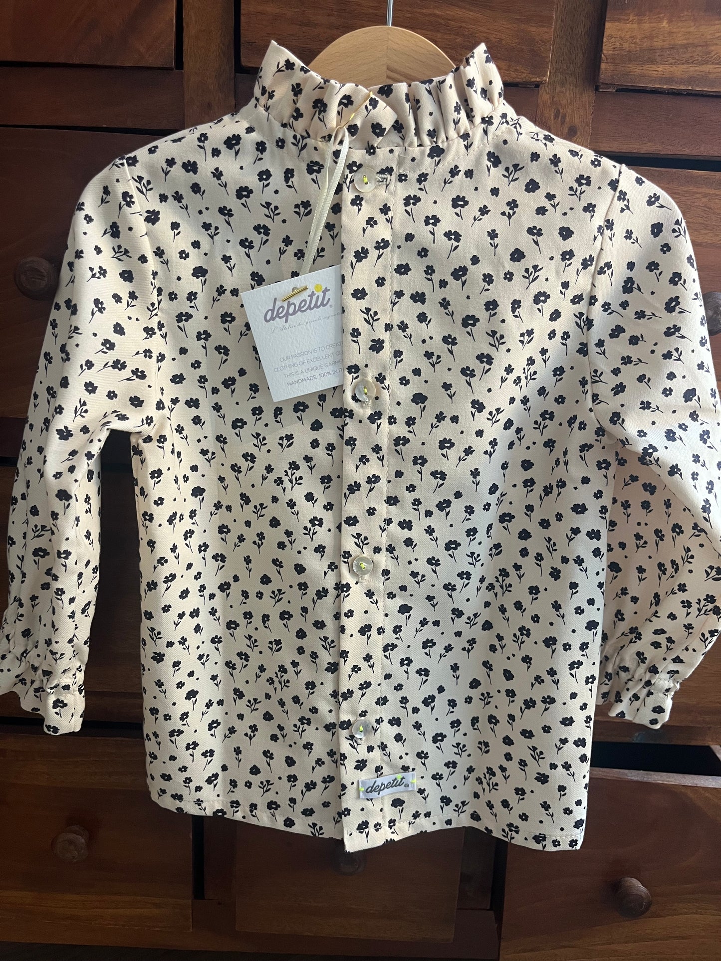 ANITA - Camicia Bambina Cotone liberty