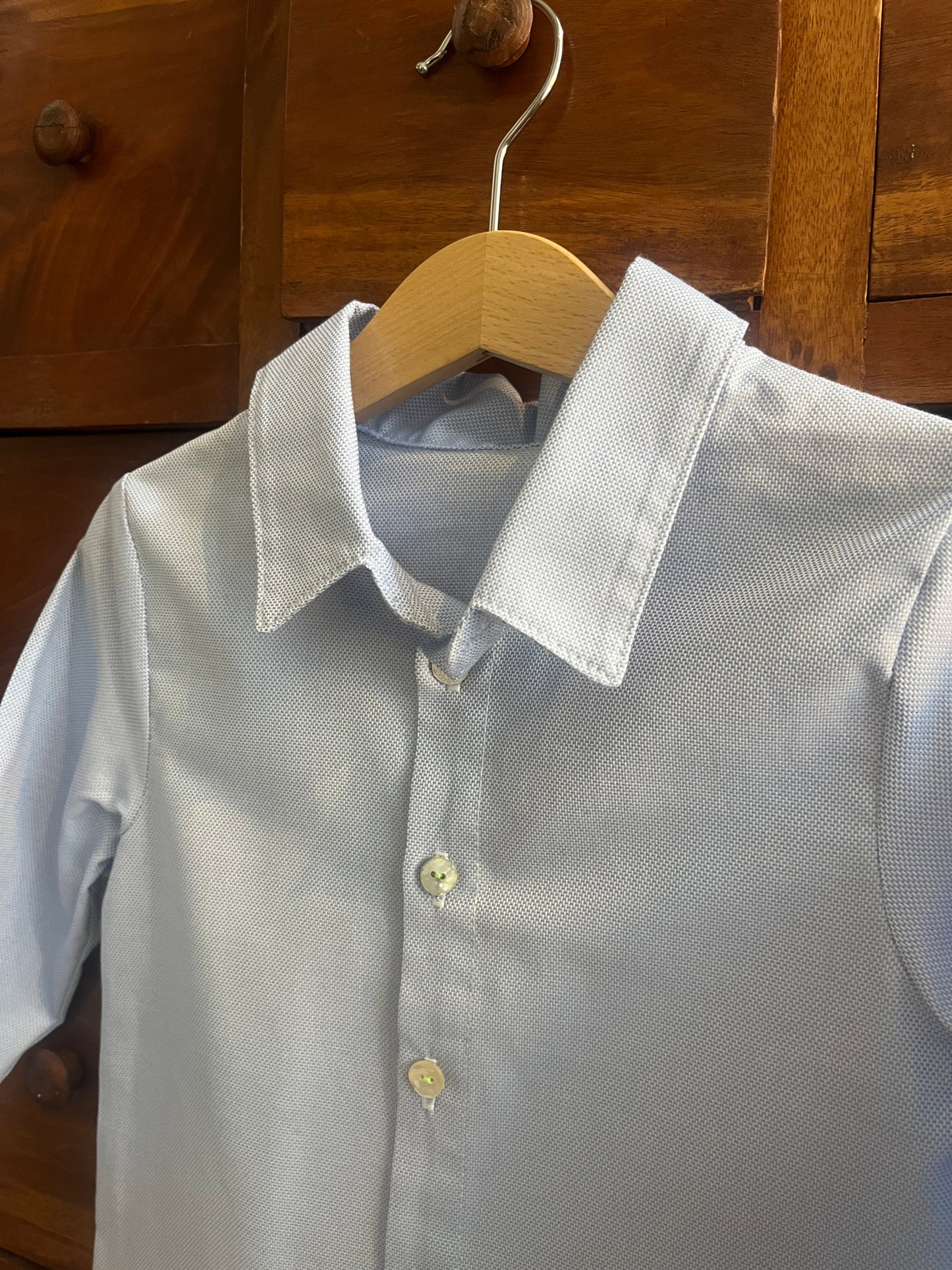CAMICIA IN COTONE OXFORD Mod OLLY - Colore Azzurro