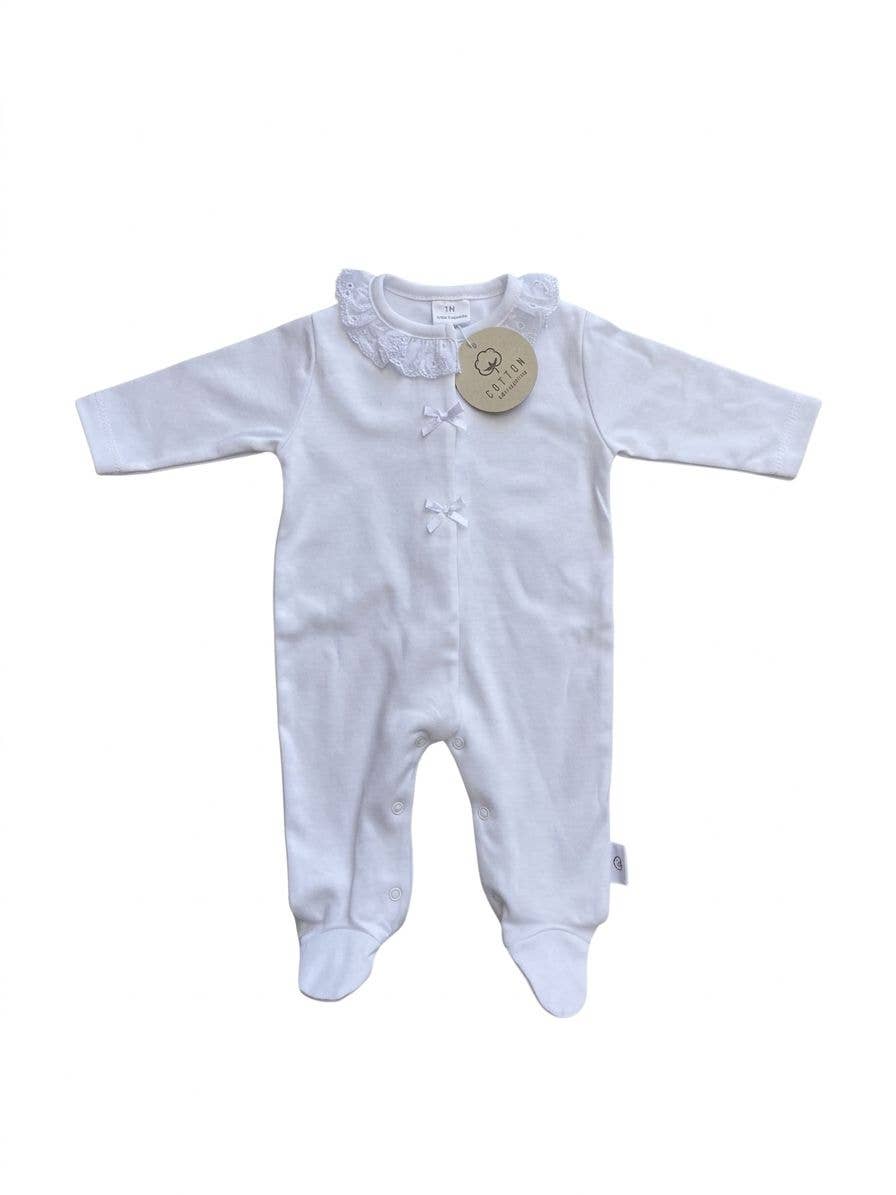035 Babygrow non cardato, 100% cotone, fabbricato in Portogallo