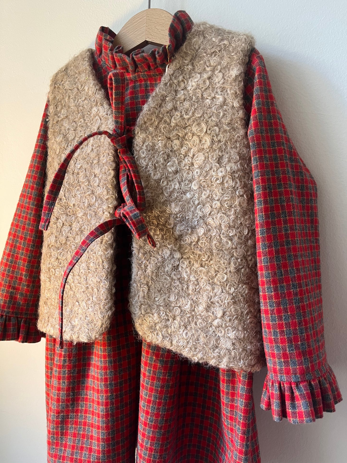 Gilet in Bouclé MOLLY - Morbidissimo Artigianale per Bambini