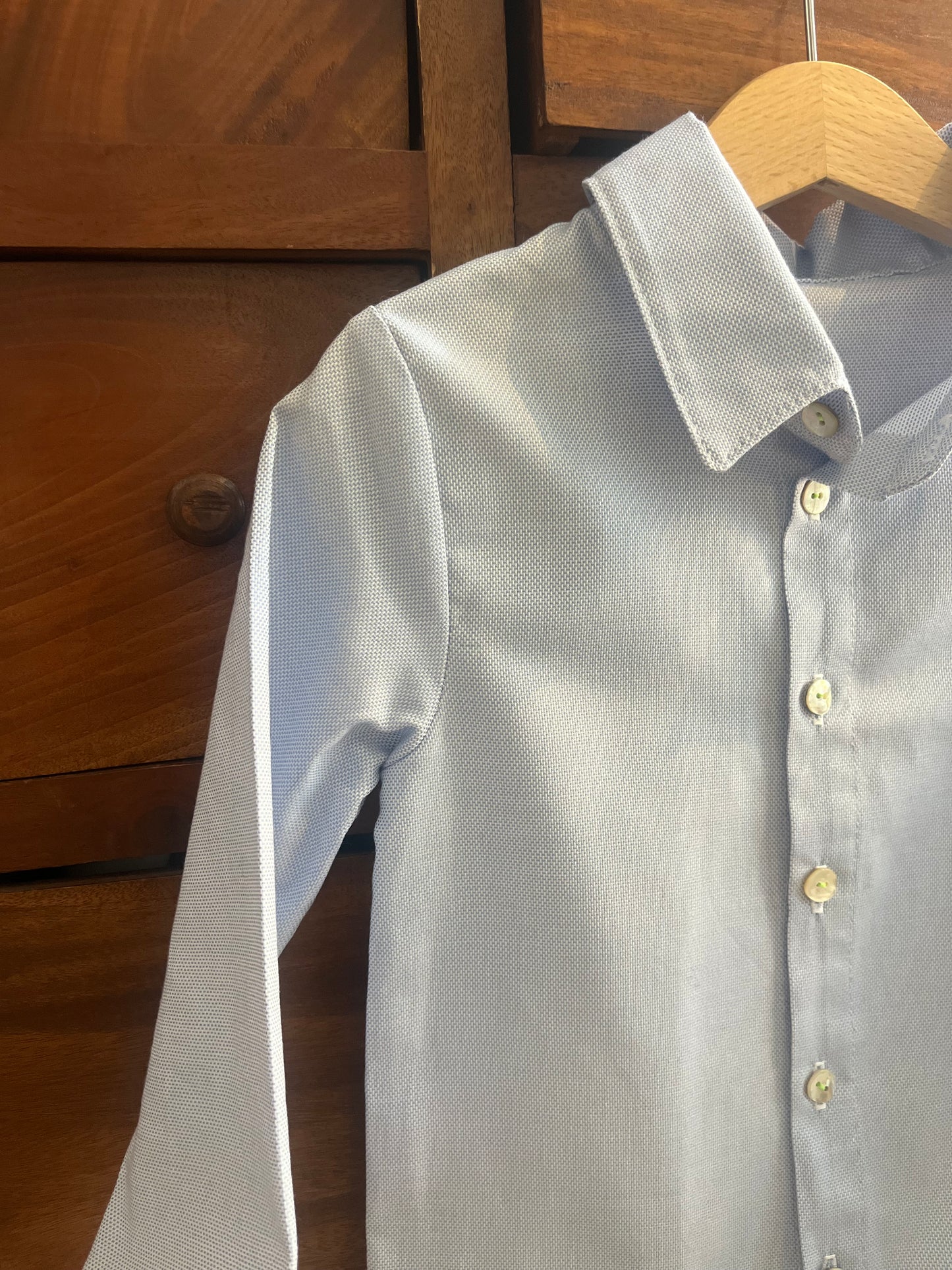 CAMICIA IN COTONE OXFORD Mod OLLY - Colore Azzurro