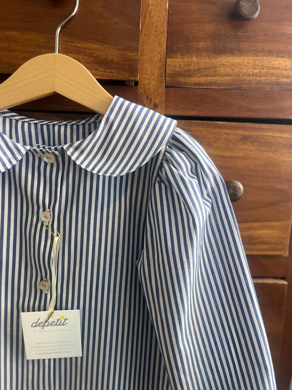 CAMICIA IN COTONE A RIGHE PER BAMBINO