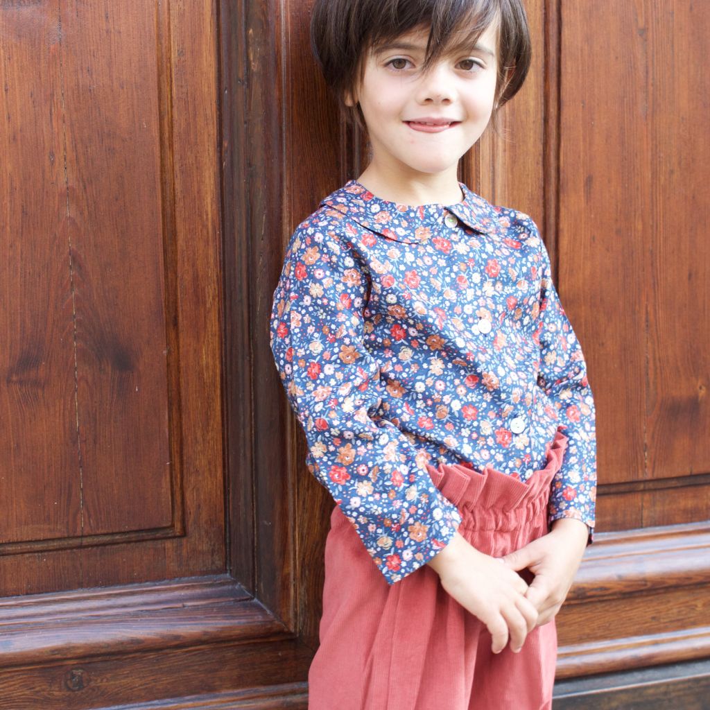 camicetta bambina a fiori