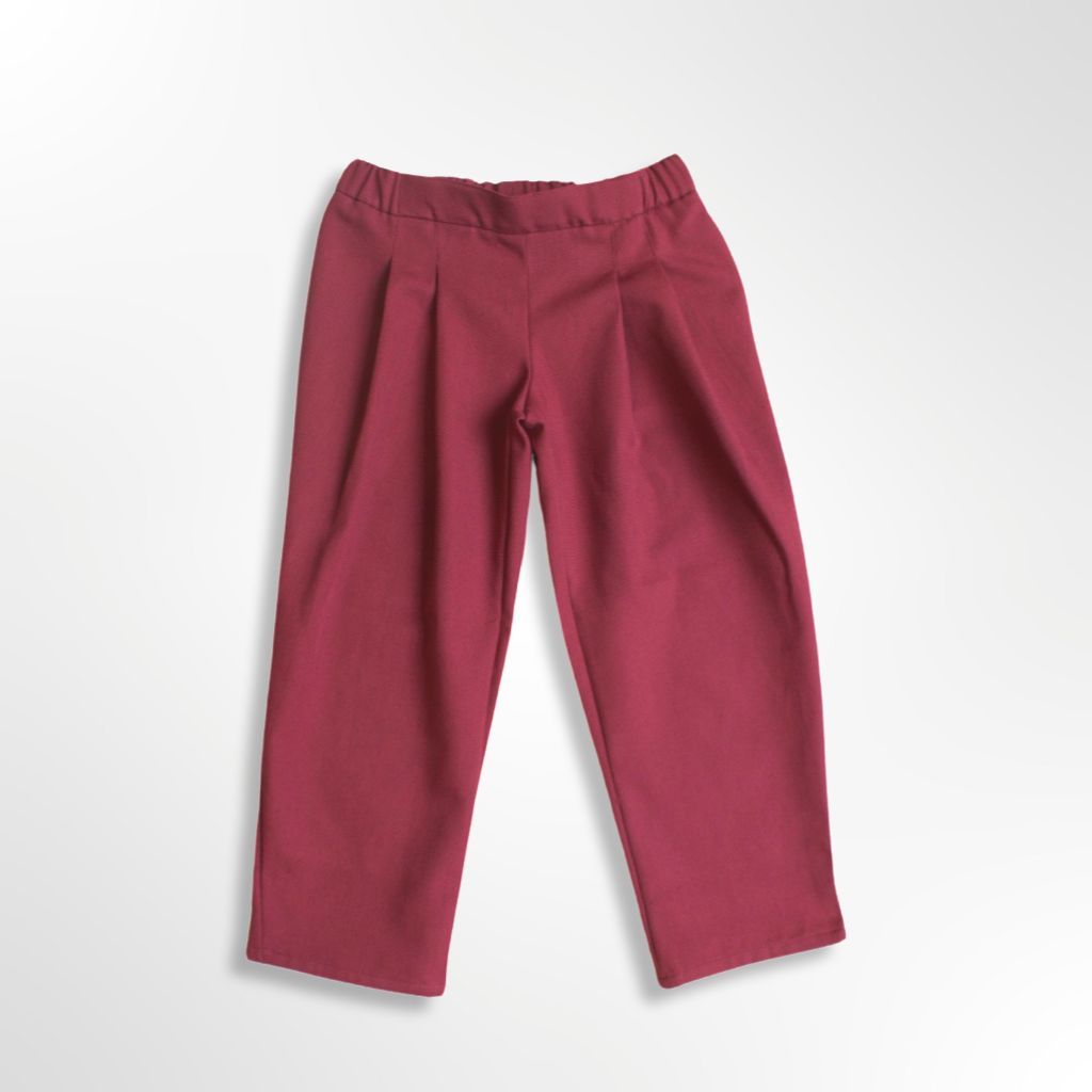 UNISEX TROUSERS mod. BERLIN - BORDEAUX