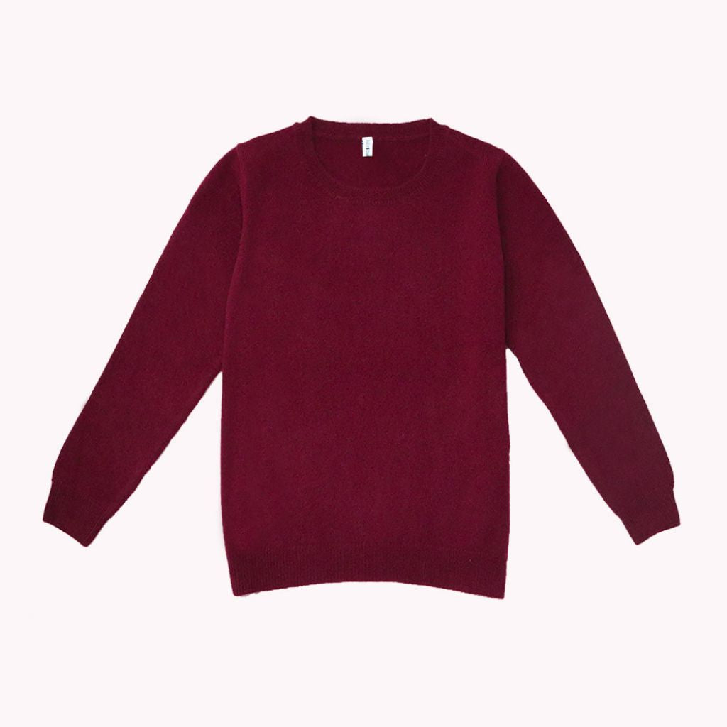 maglione bambina bordeaux