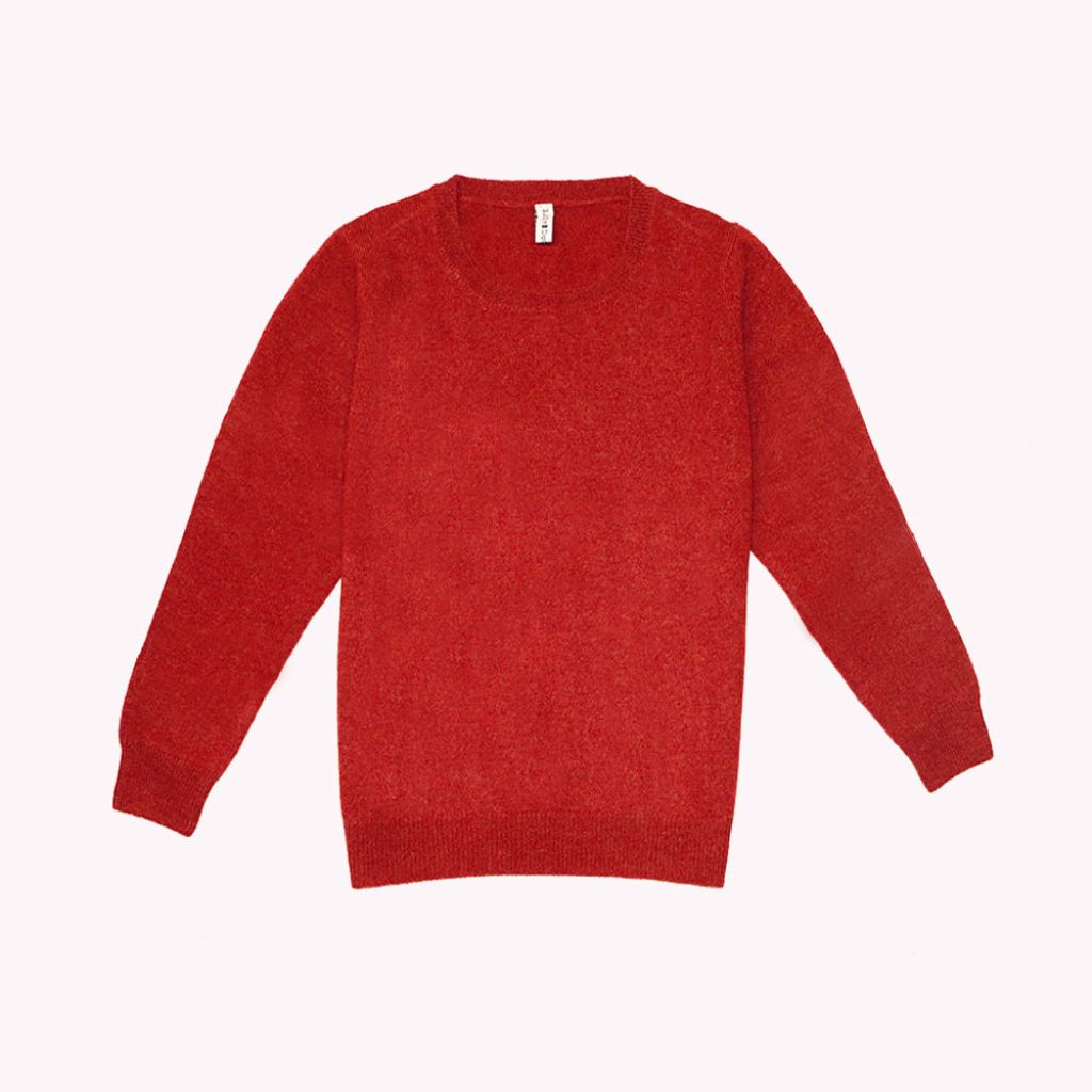 maglione rosso per bambini