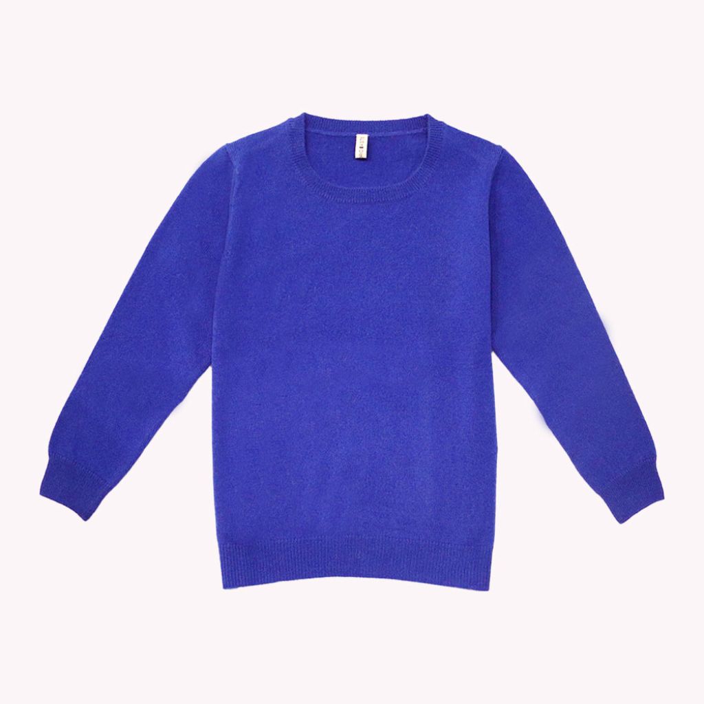 maglione blu elettrico bambino
