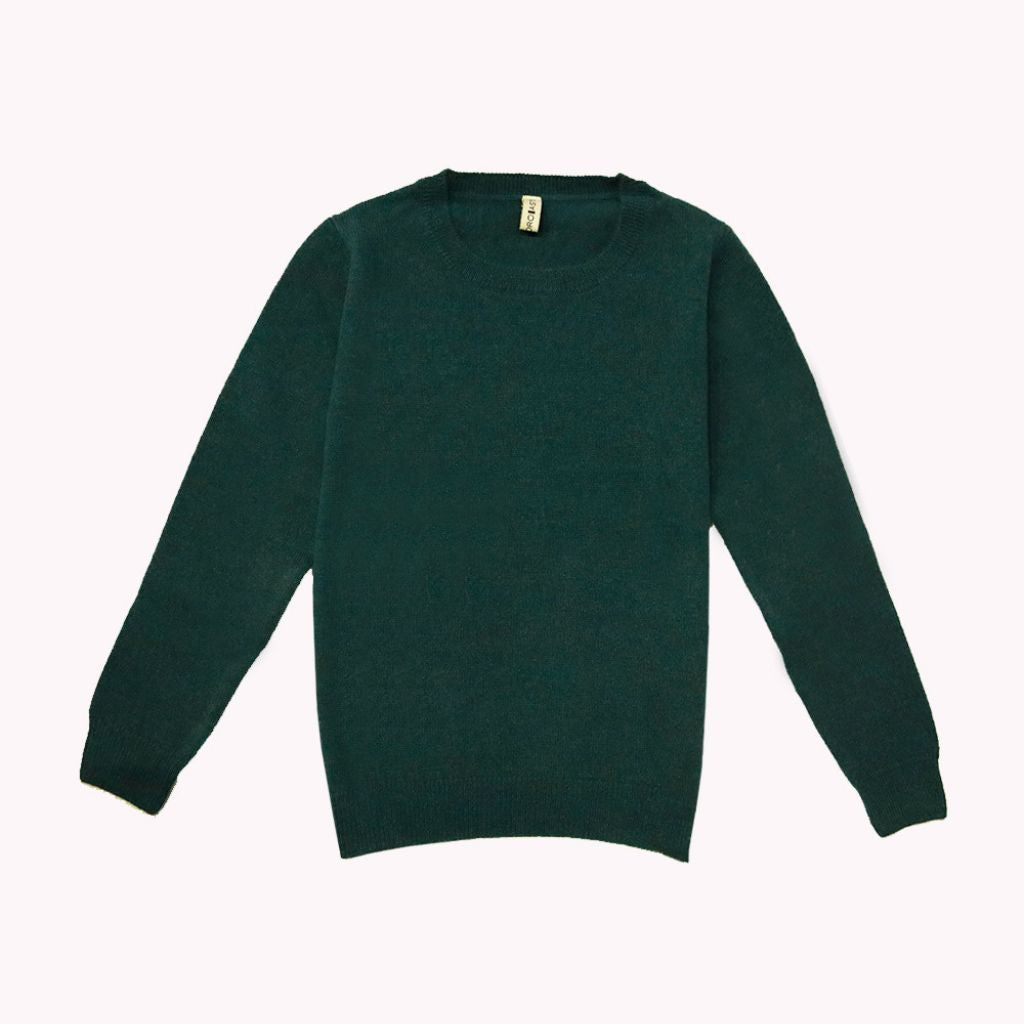 maglione bambino verde scuro