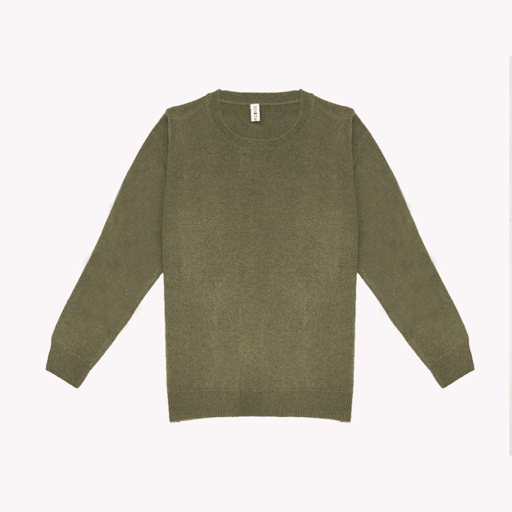 maglione verde per bambino