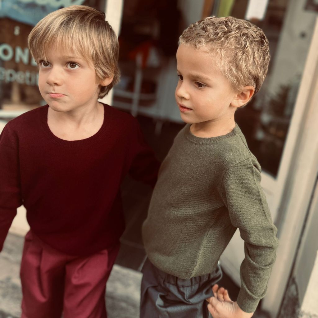 pullover bambino verdone