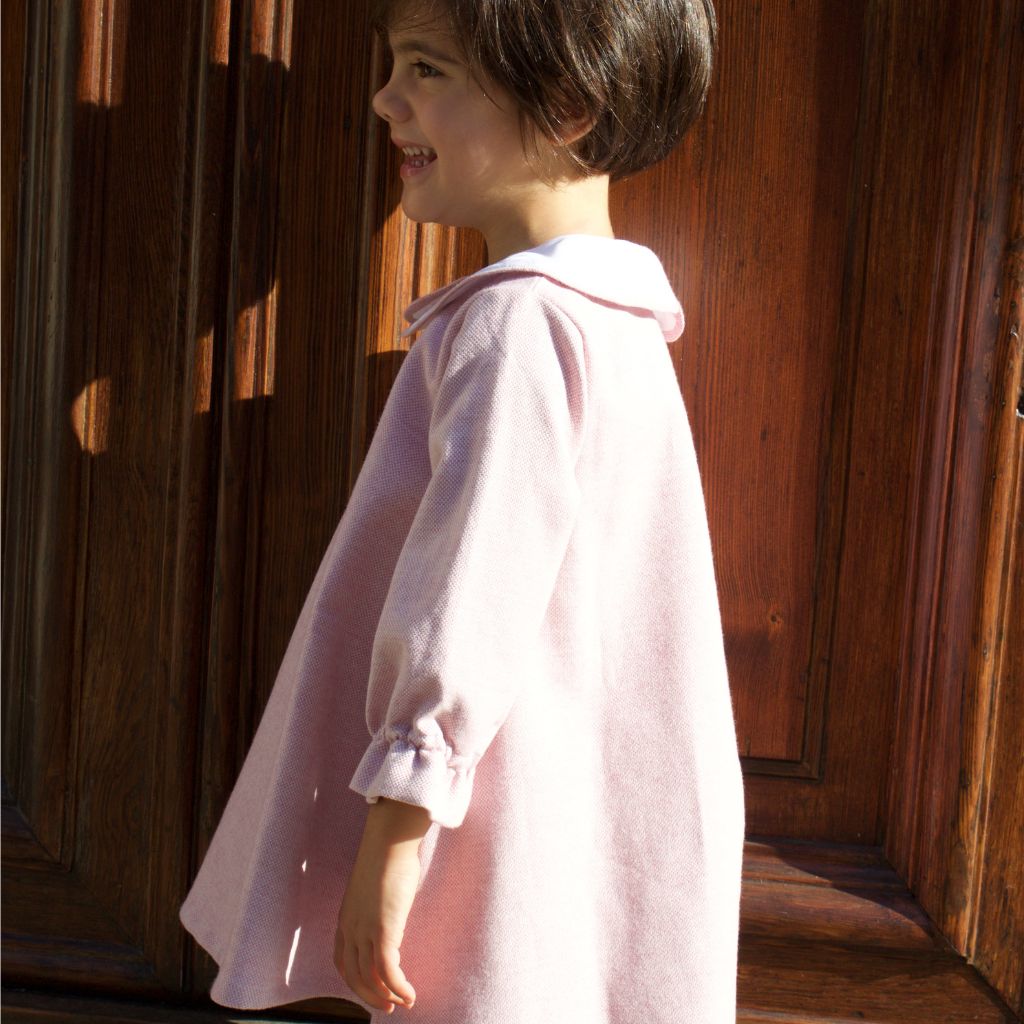 abito romantico da bambina rosa