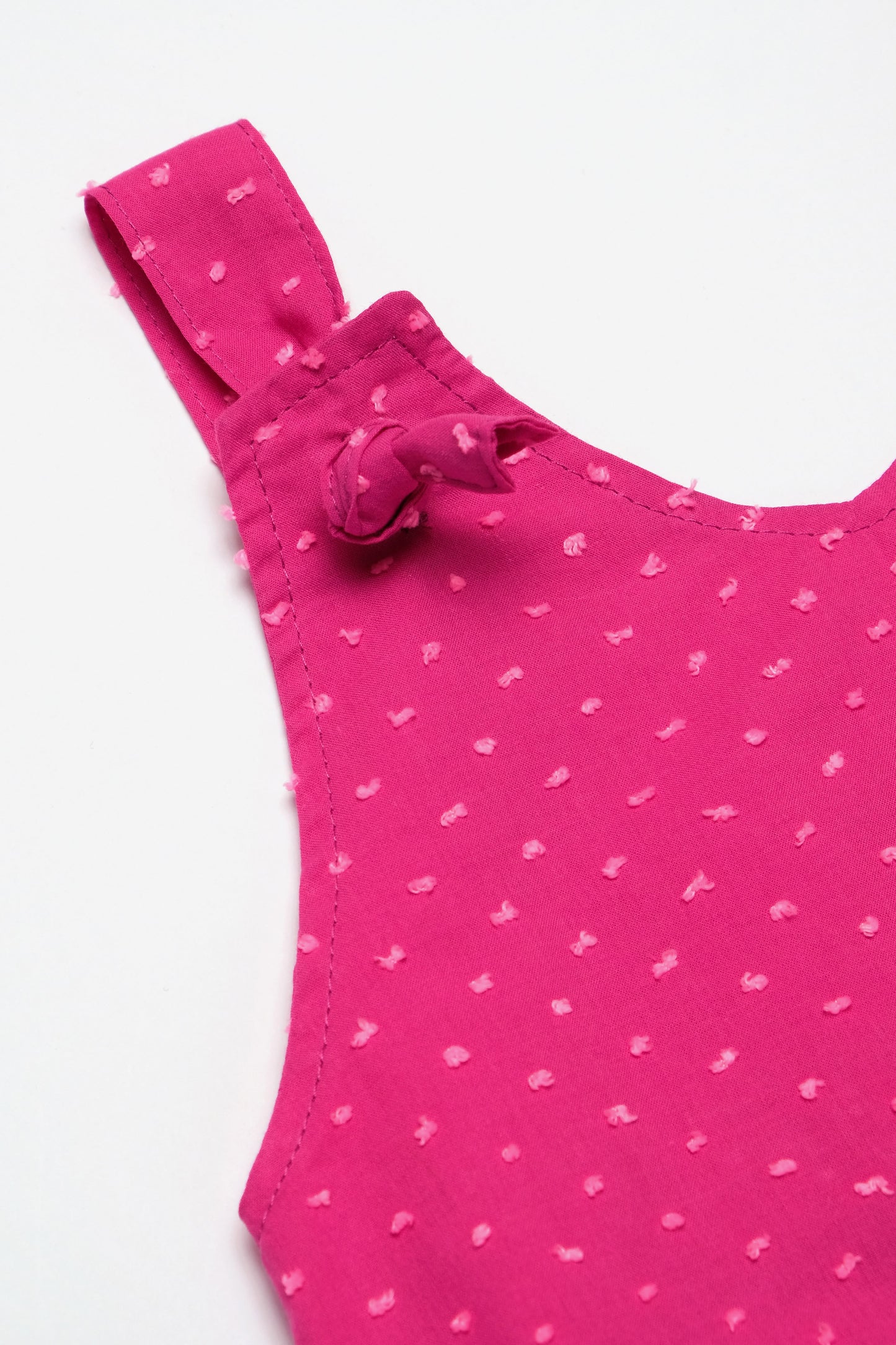 Salopette bambina modello MARLÙ Fucsia