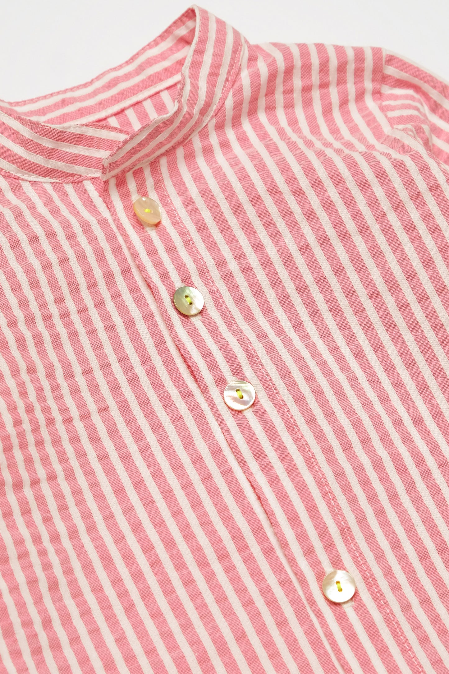 Camicia AMOS a righe rosa e bianche
