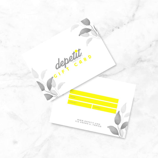 Carta regalo Depetit