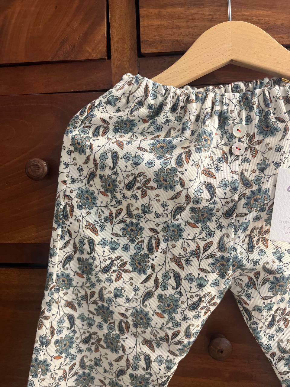 Pantalone "GENEVE" – Velluto Millerighe Fantasia