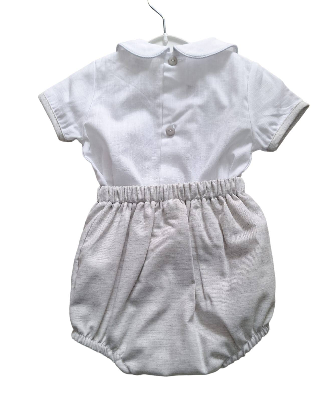 Set neonato bianco/grigio 01