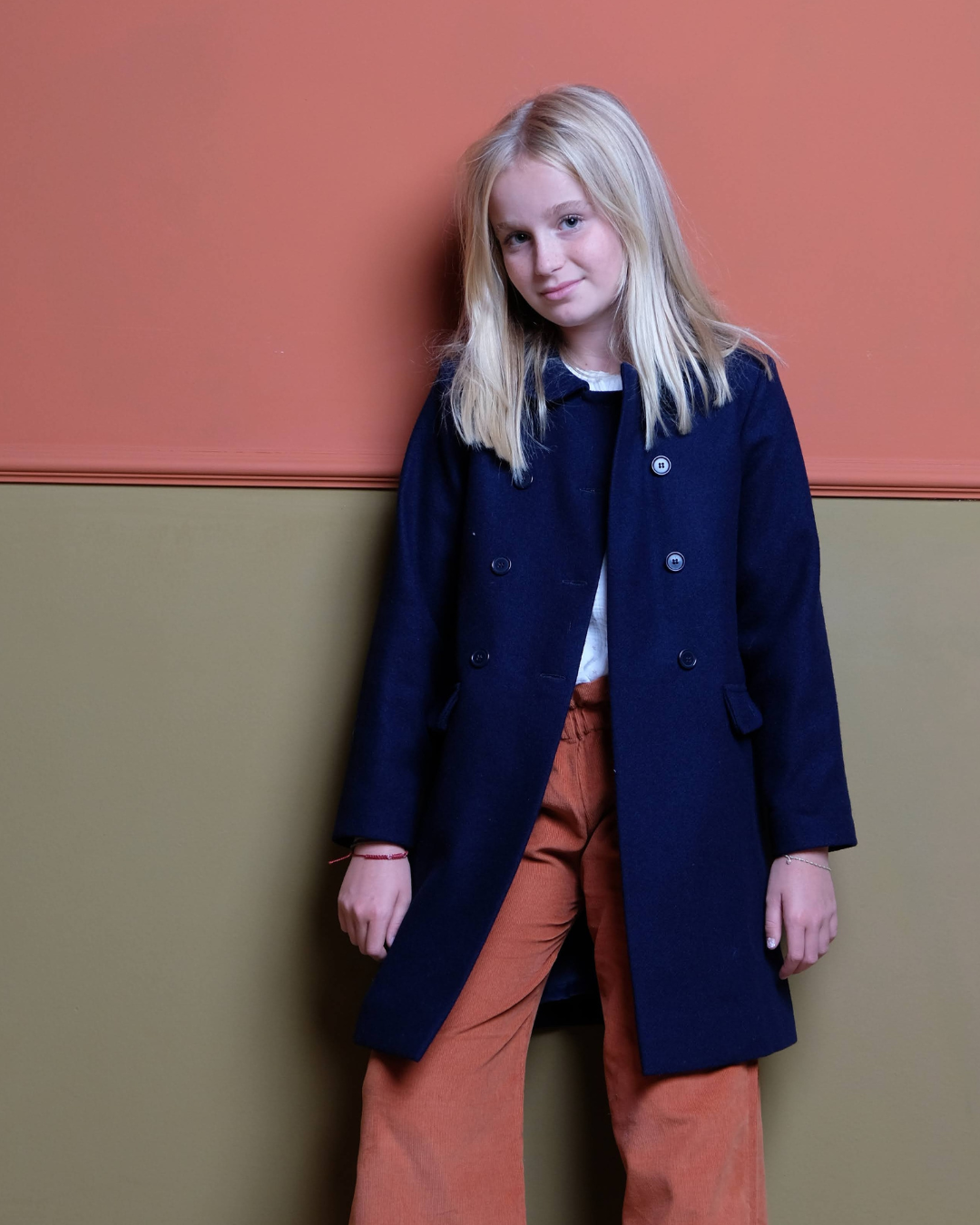 CAPPOTTO BLUE NAVY PER BAMBINO E BAMBINA