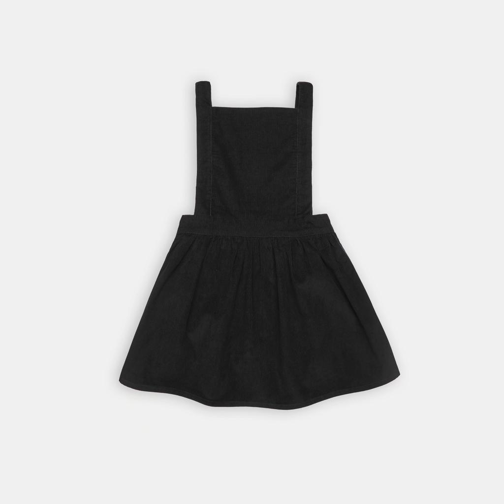 abito in velluto bambina modello sophie blue navy fronte