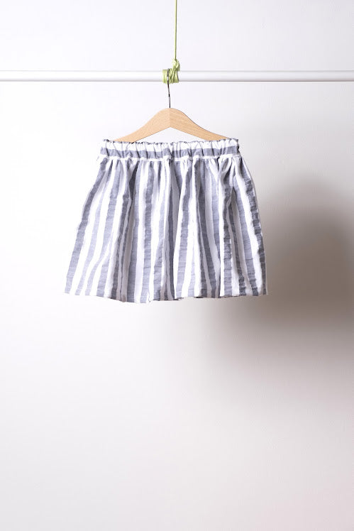 GIRL'S SKIRT mod. PARIS - WHITE SPARKLING