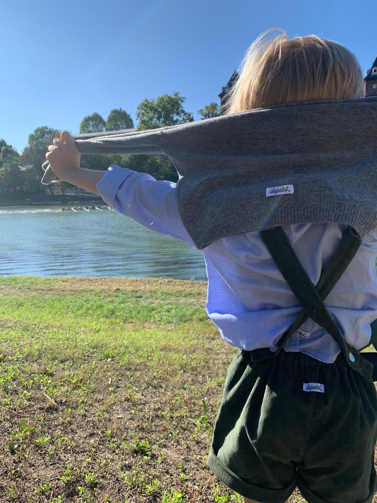 CAMICIA IN COTONE OXFORD Mod OLLY - Colore Azzurro