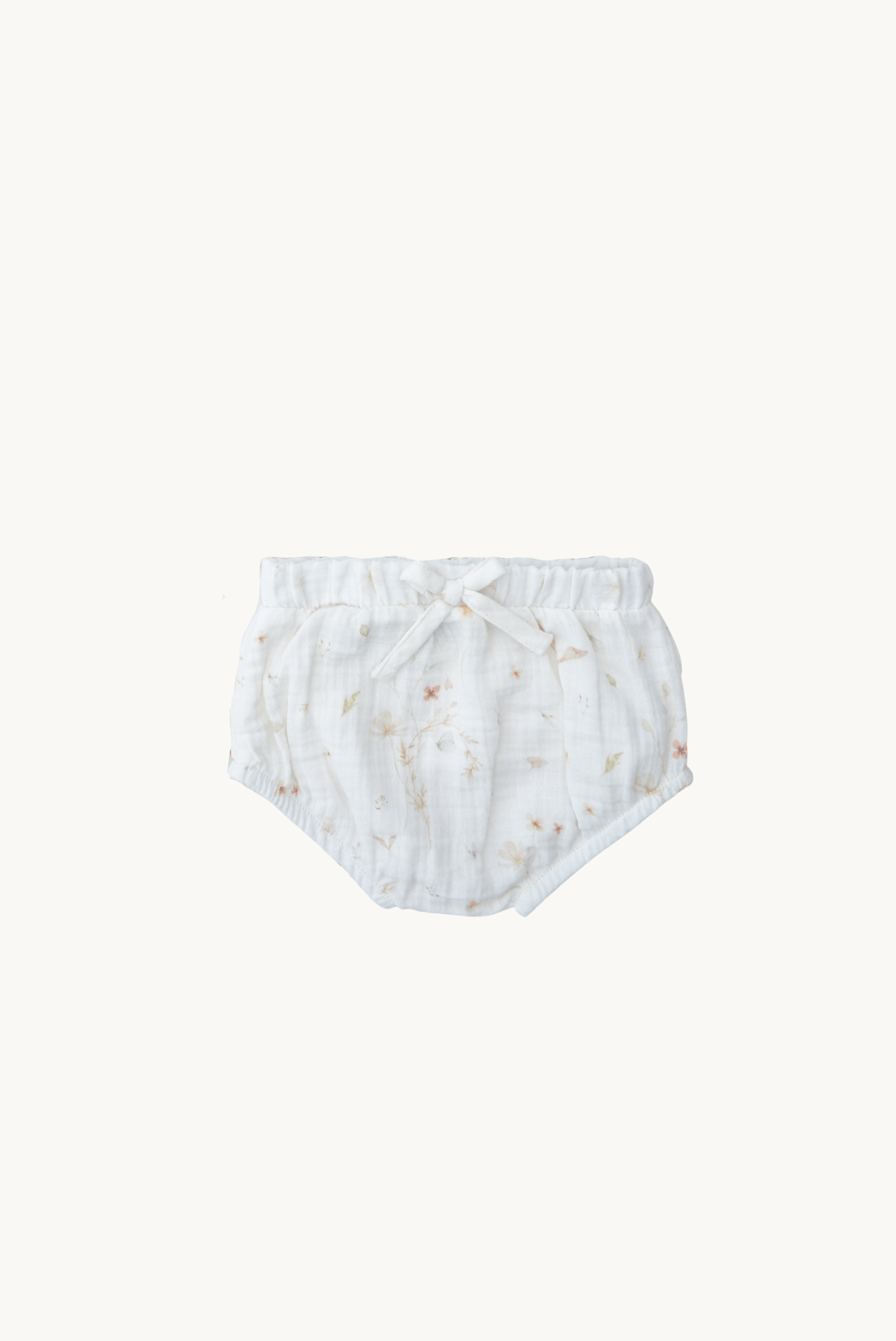Culotte in mussola 100% cotone con motivo floreale per neonati
