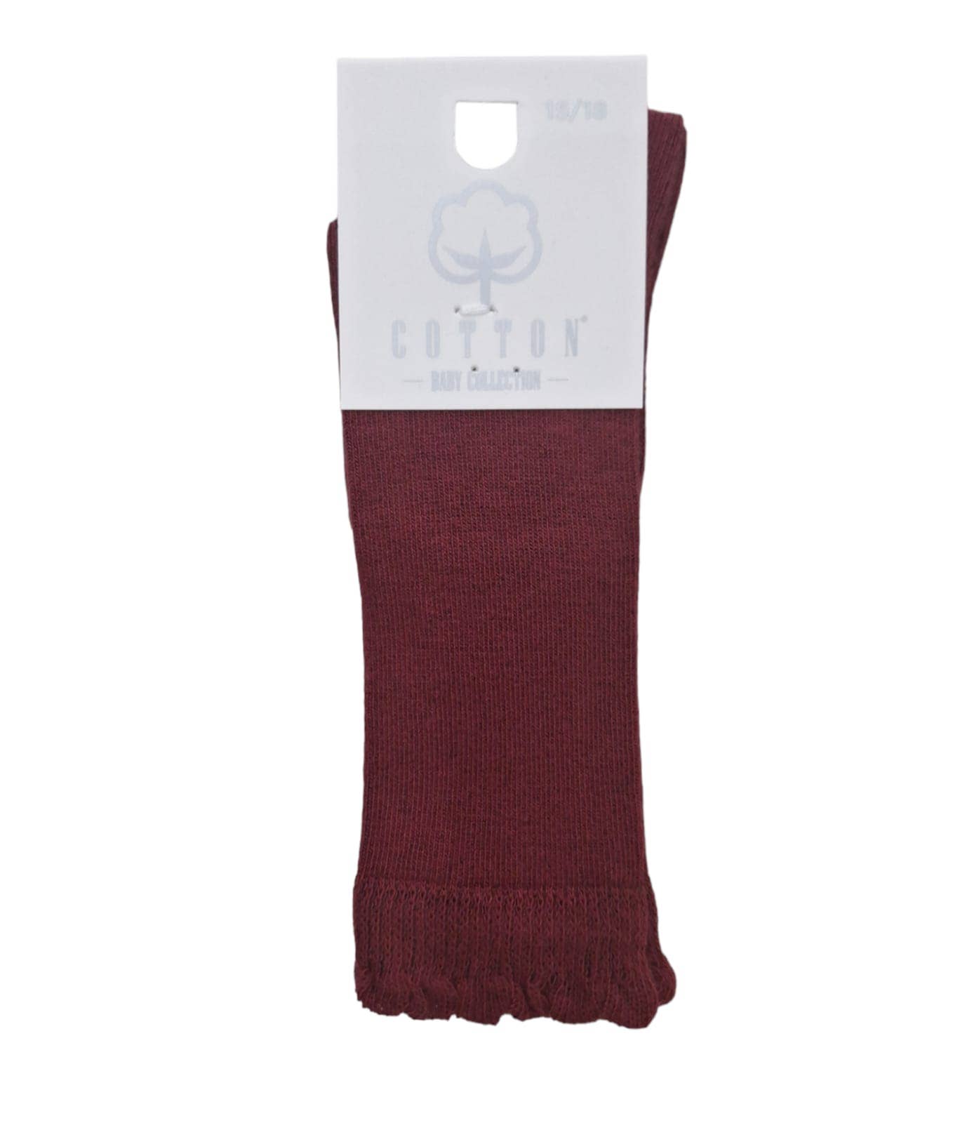 Calzini alti MA100 con bordo a coste a punto grana 100% cotone