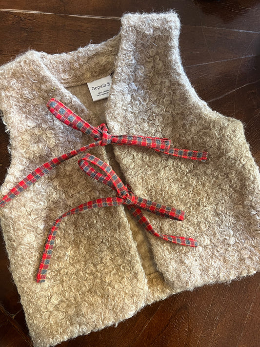 Gilet in Bouclé MOLLY - Morbidissimo Artigianale per Bambini