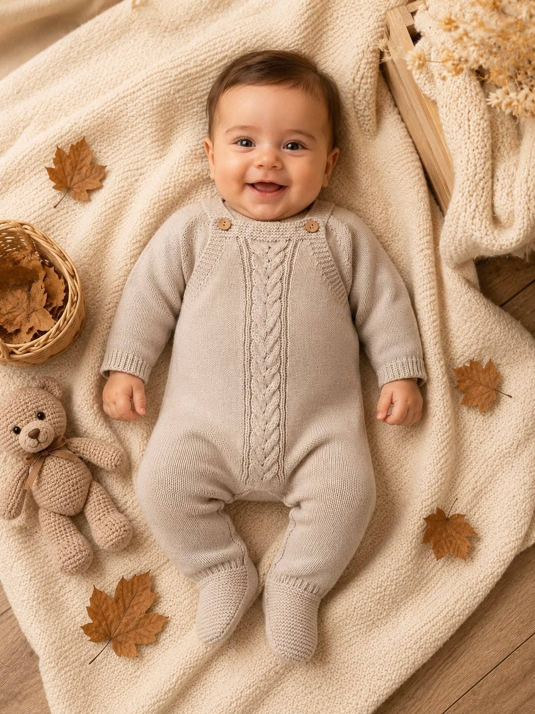 Salopetta + Maglione Neonato – Rif. 19