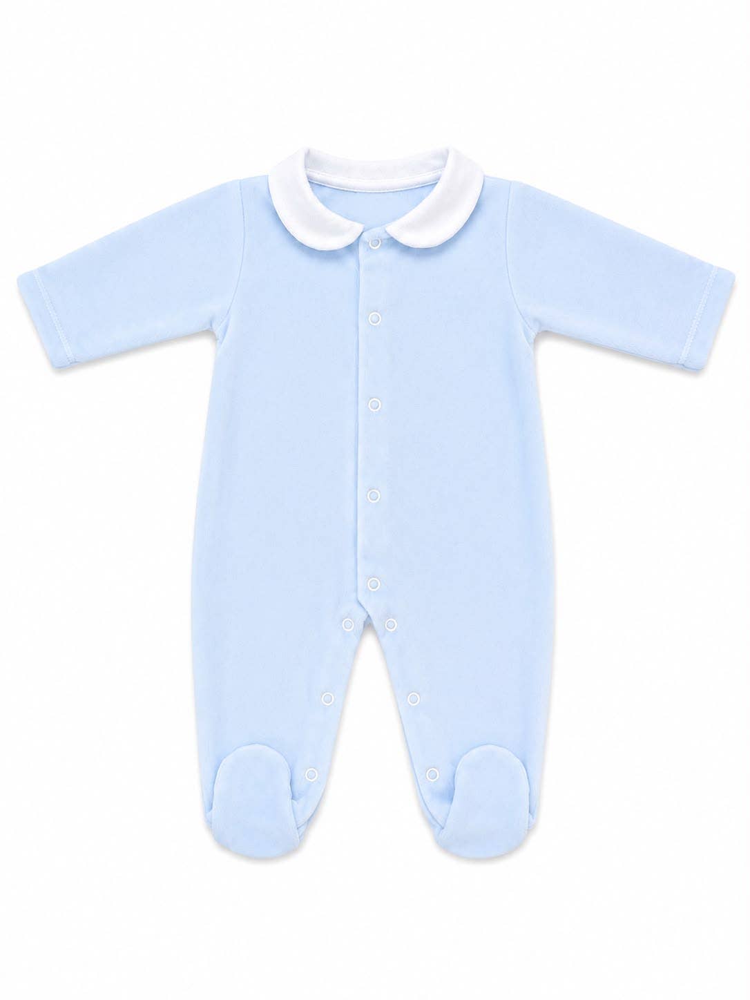 11 – Tutina laminata per bambino con colletto bianco
