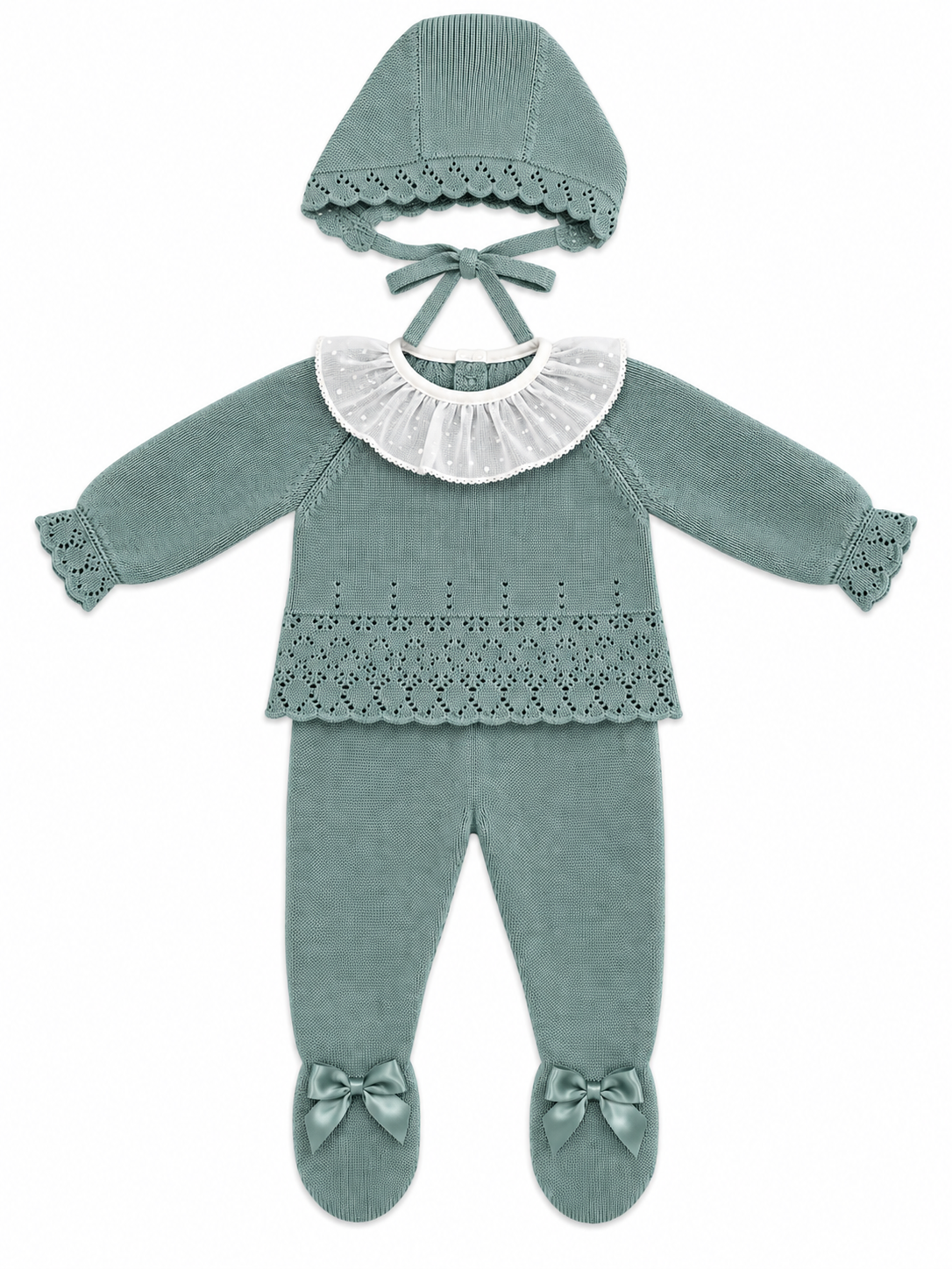 Set di 3 pezzi in tricot 100% cotone – Rif. 206