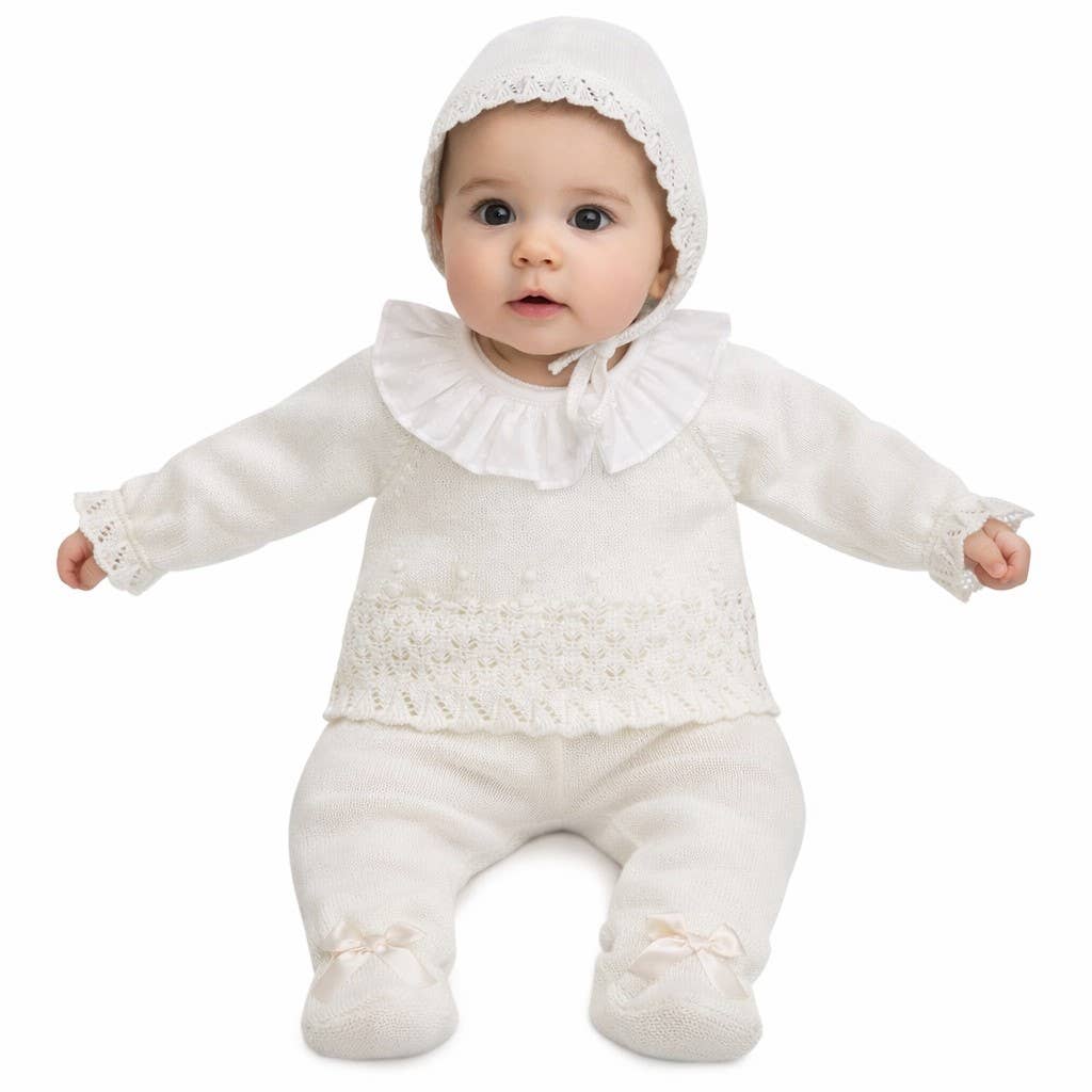 Set di 3 pezzi in tricot 100% cotone – Rif. 206
