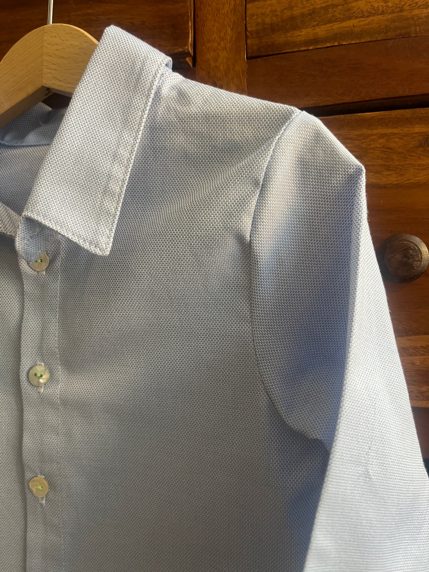 CAMICIA IN COTONE OXFORD Mod OLLY - Colore Azzurro
