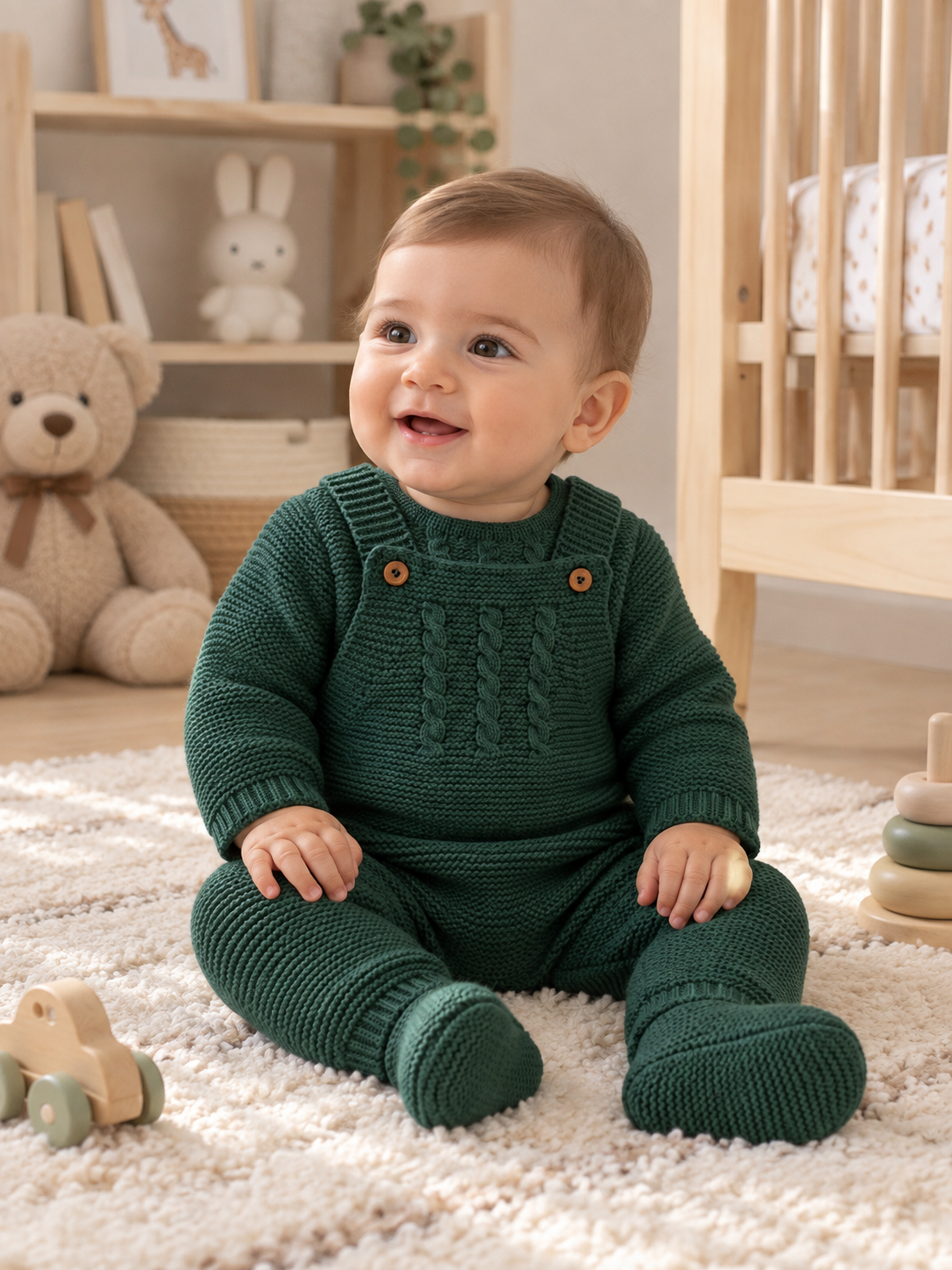 532.10 Salopette + maglione di maglia