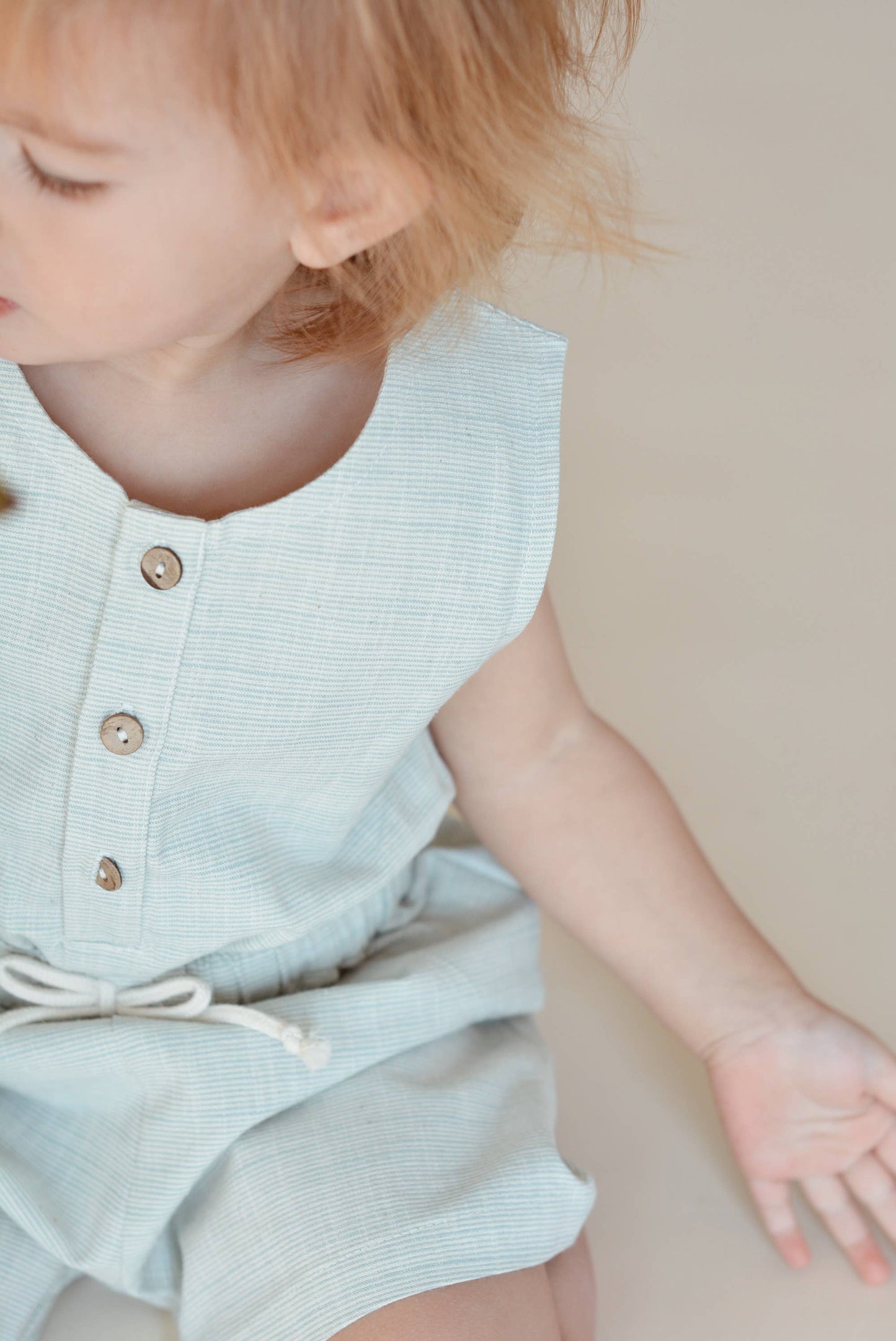 Tutina estiva verde per neonati/bambini in cotone 100% certificato OEKO-TEX