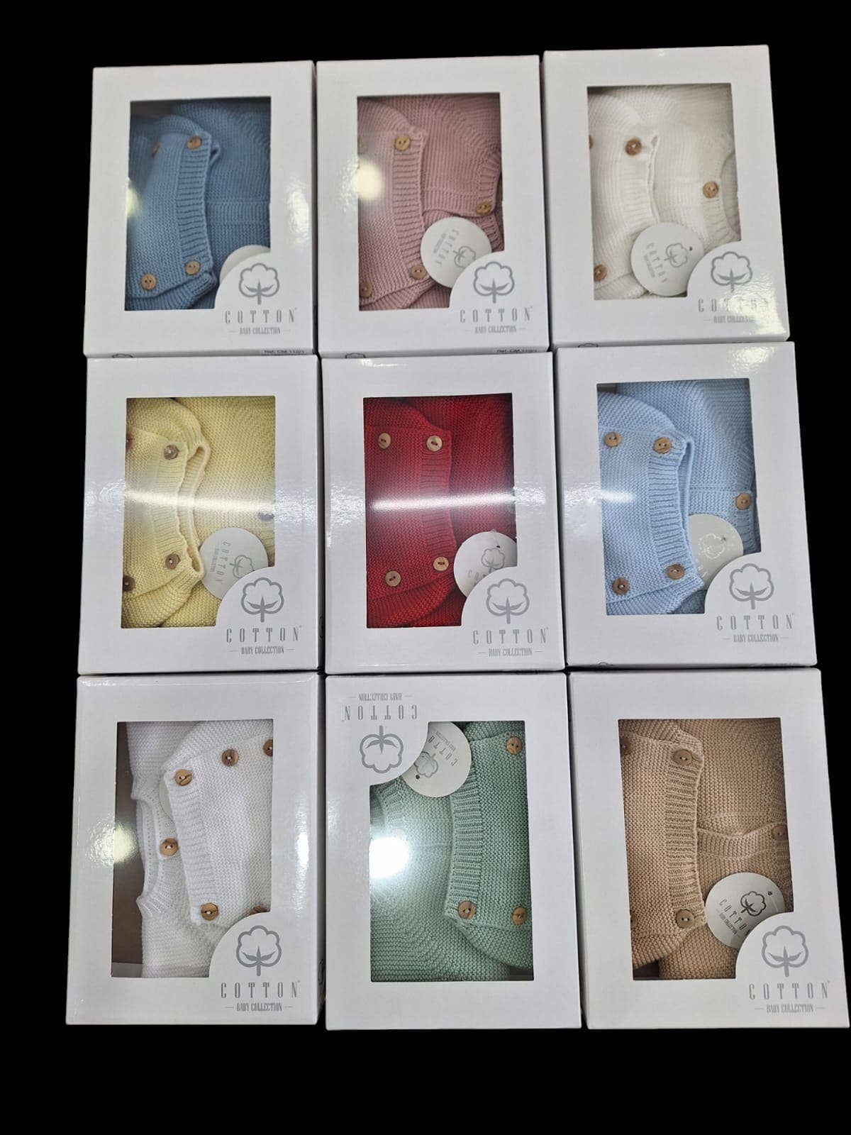 Set giacca con copri pannolino in cotone 100%: Perla / Tamanho único 0/3 meses
