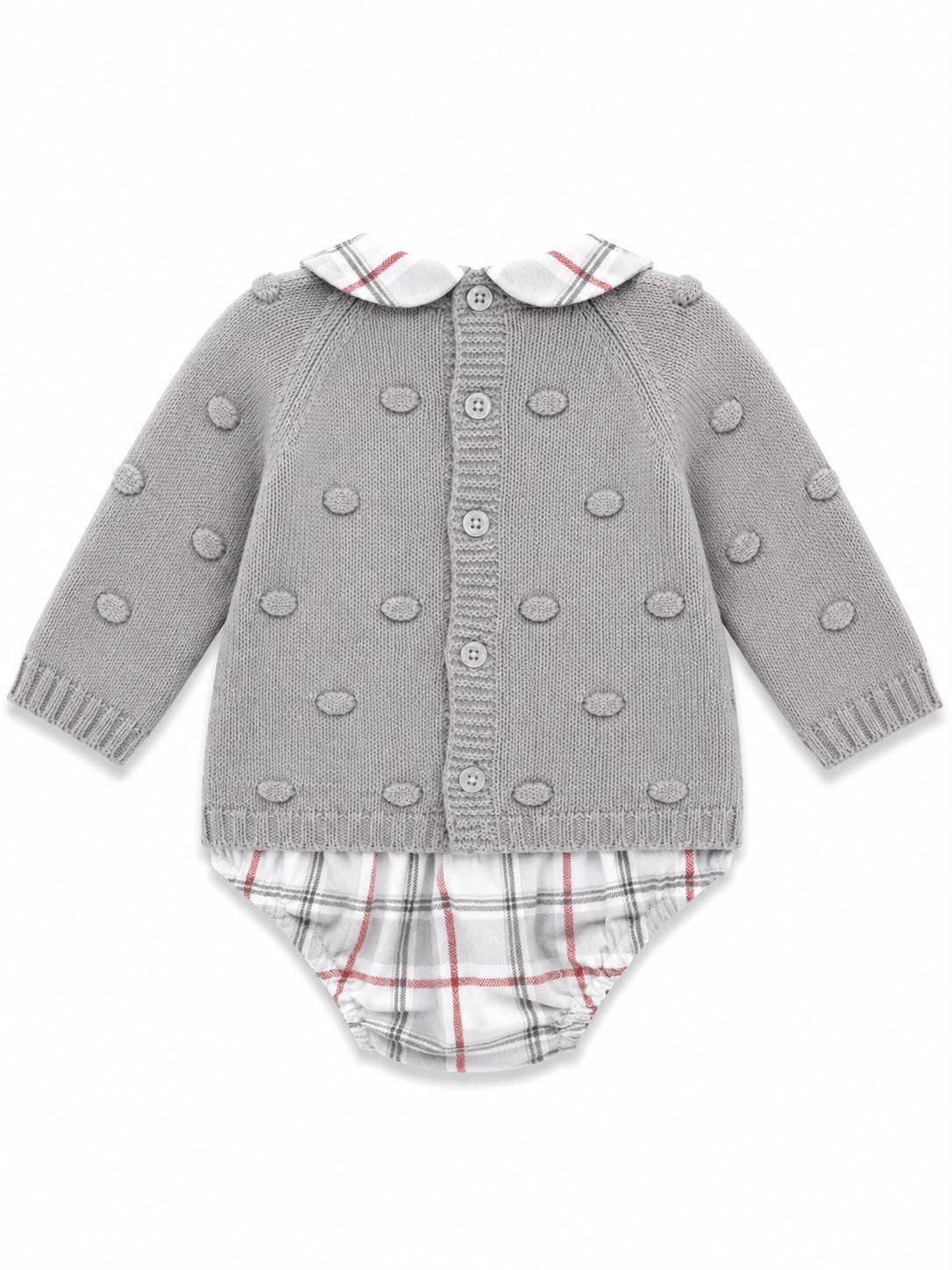 Completo Bambino 2 Pezzi a Quadri – Rif. 15: AZUL MARINHO / 6/12 meses