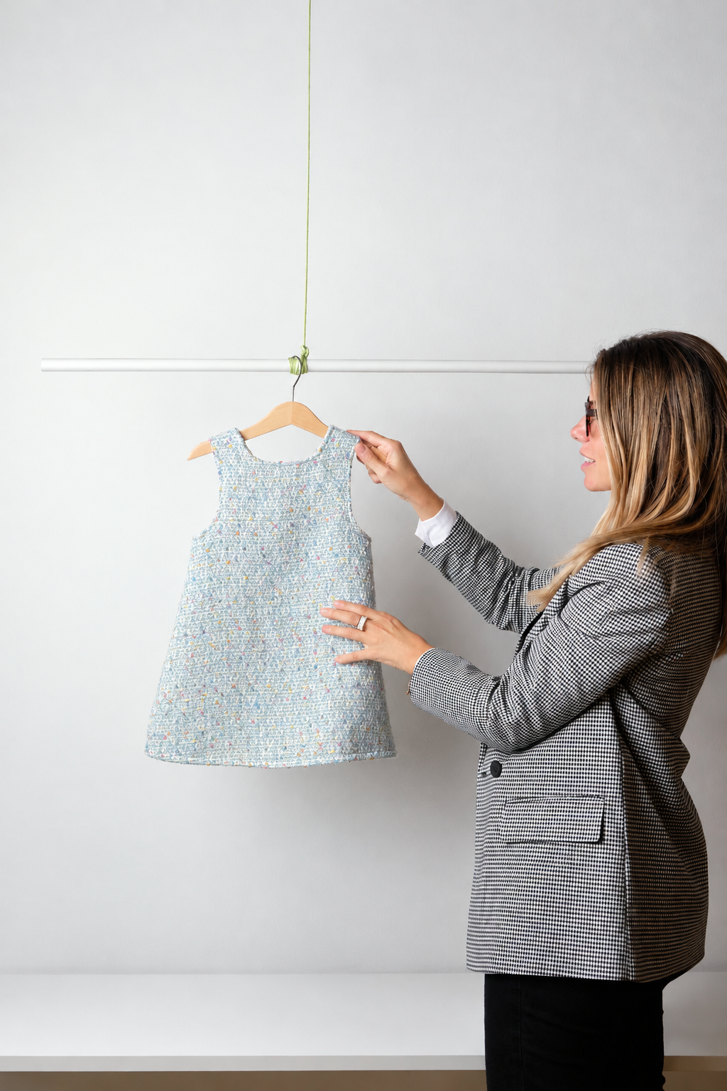 Vestito Bambina in Tessuto Chanel Morbido | Abito Elegante