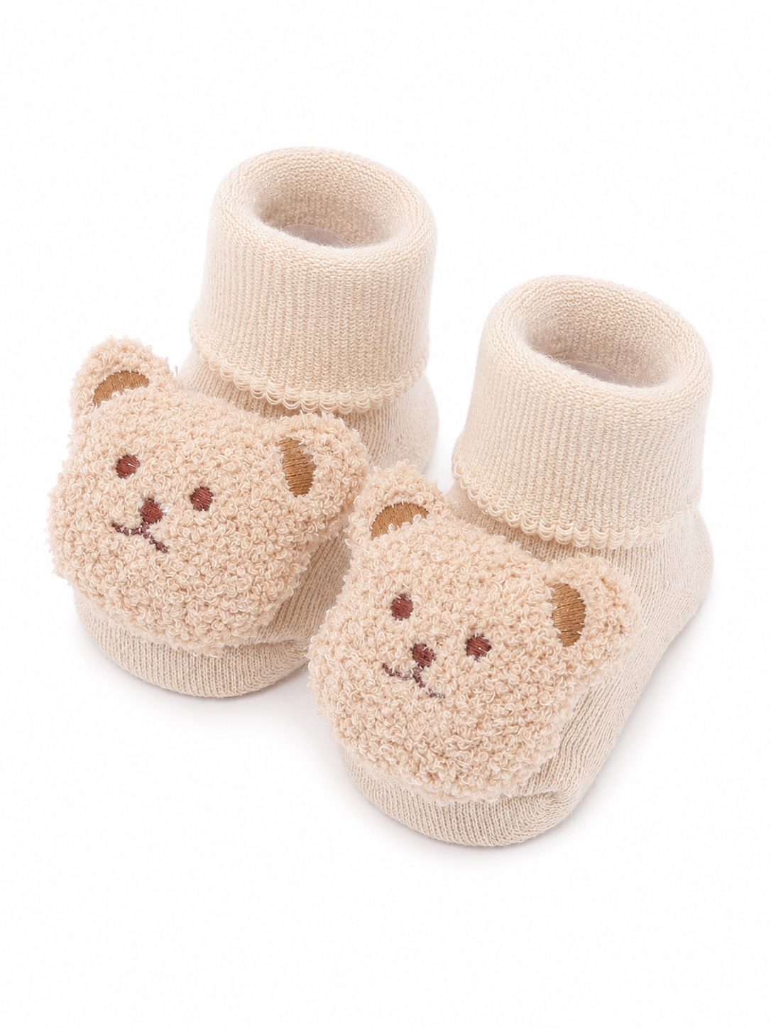 MBA-001 CALZINO ANTISCIVOLO PER NEONATO CON ORSO