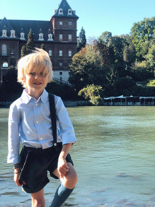 CAMICIA IN COTONE OXFORD Mod OLLY - Colore Azzurro