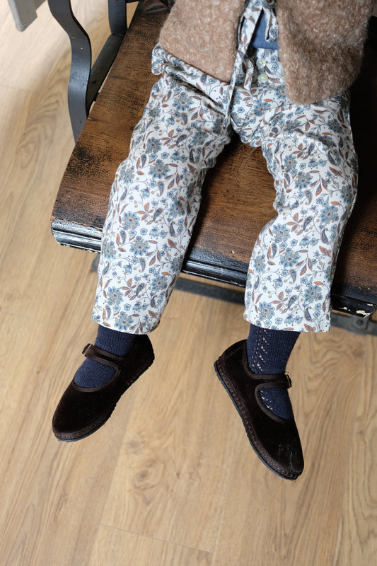 Pantalone "GENEVE" – Velluto Millerighe Fantasia