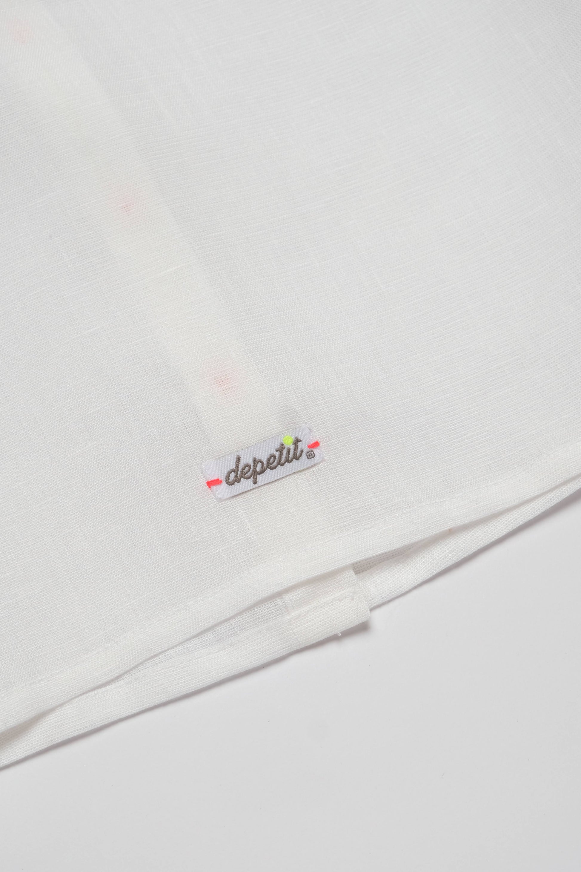 Depetit camicia bainca a maniche corte bmbina