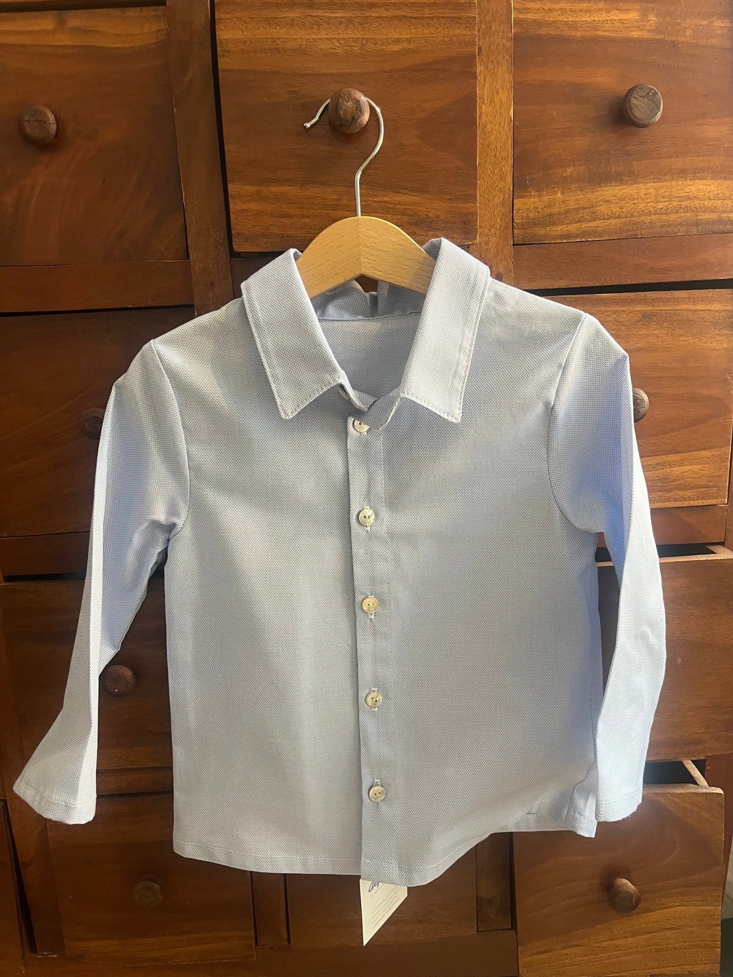CAMICIA IN COTONE OXFORD Mod OLLY - Colore Azzurro