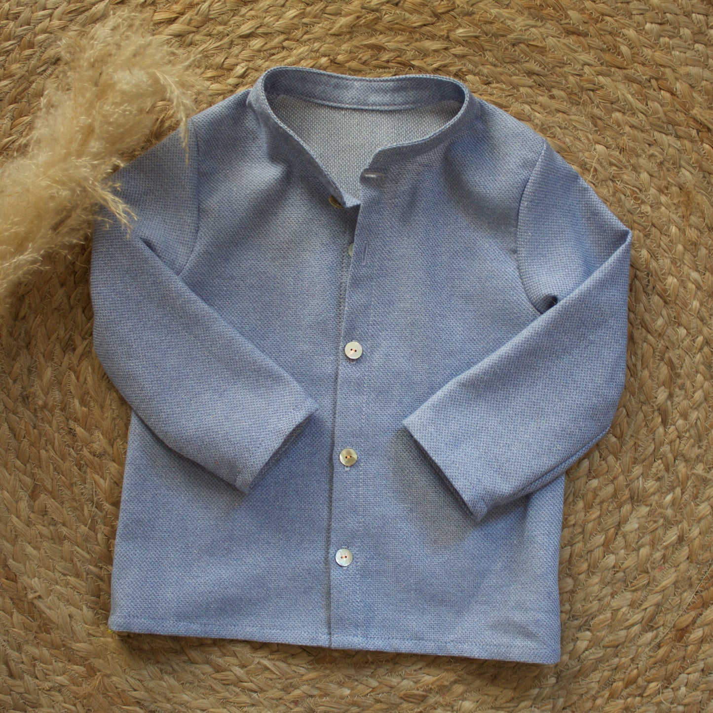 Camicia AMOS azzurro jeans lavato