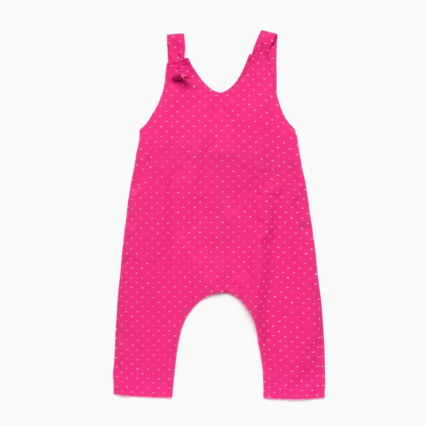Salopette bambina Depetit colore fucsia