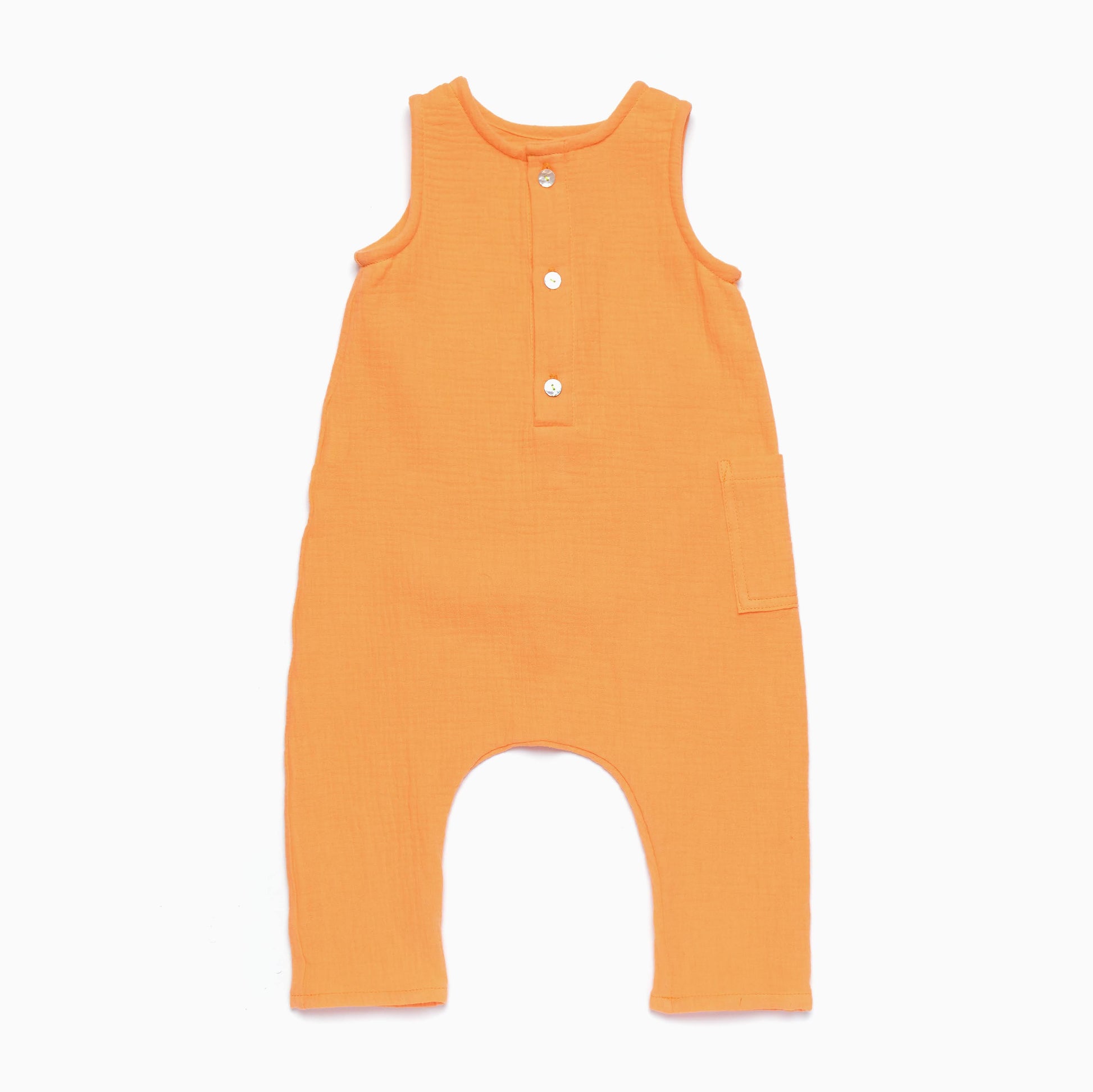 Salopette_estiva_bimba_colore_arancione