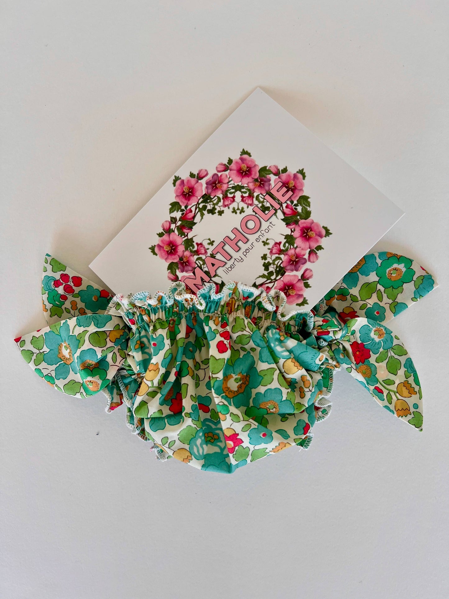 Costume da bagno in liberty Betsy turchese