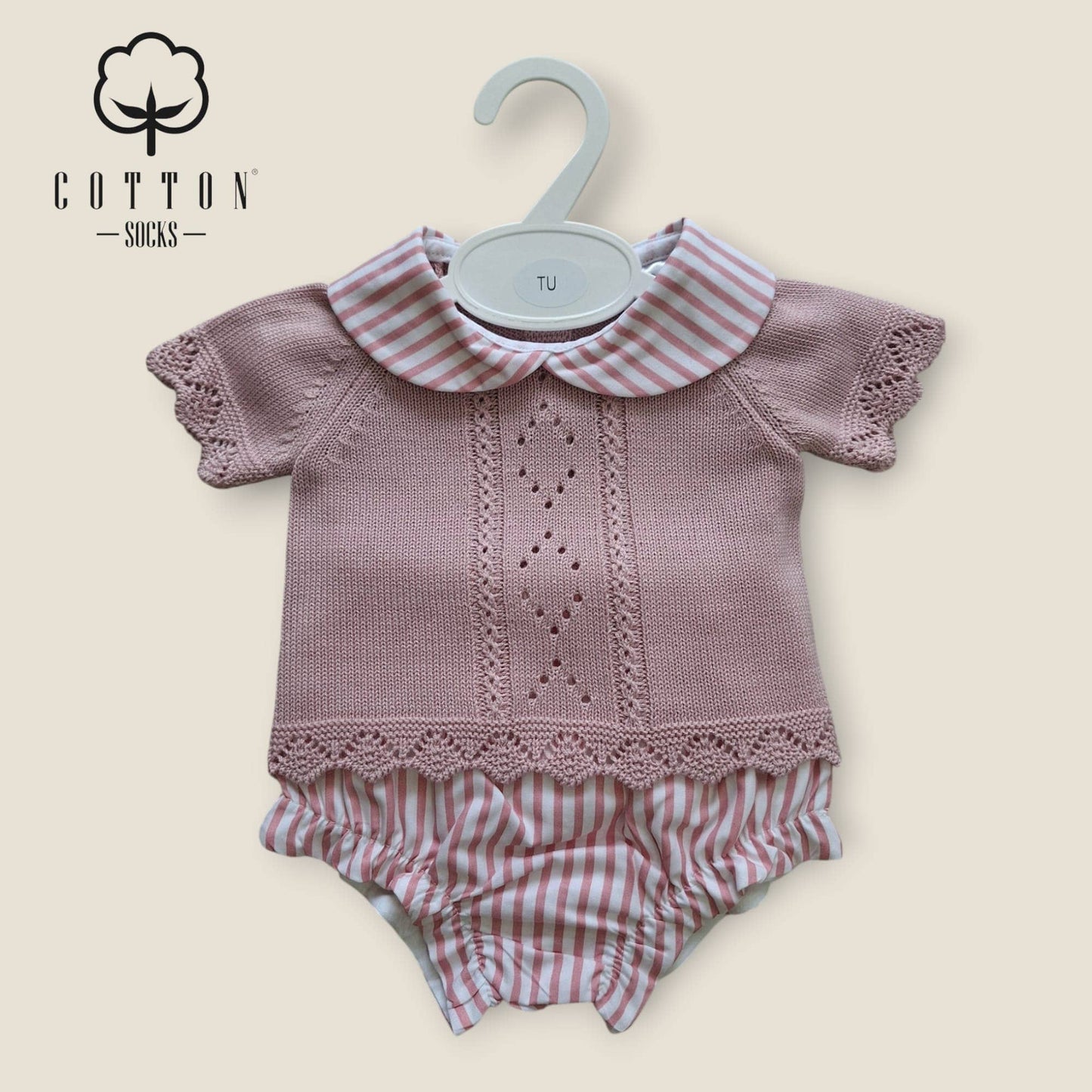 🍼 Set Neonato 2 Pezzi – 100% Cotone