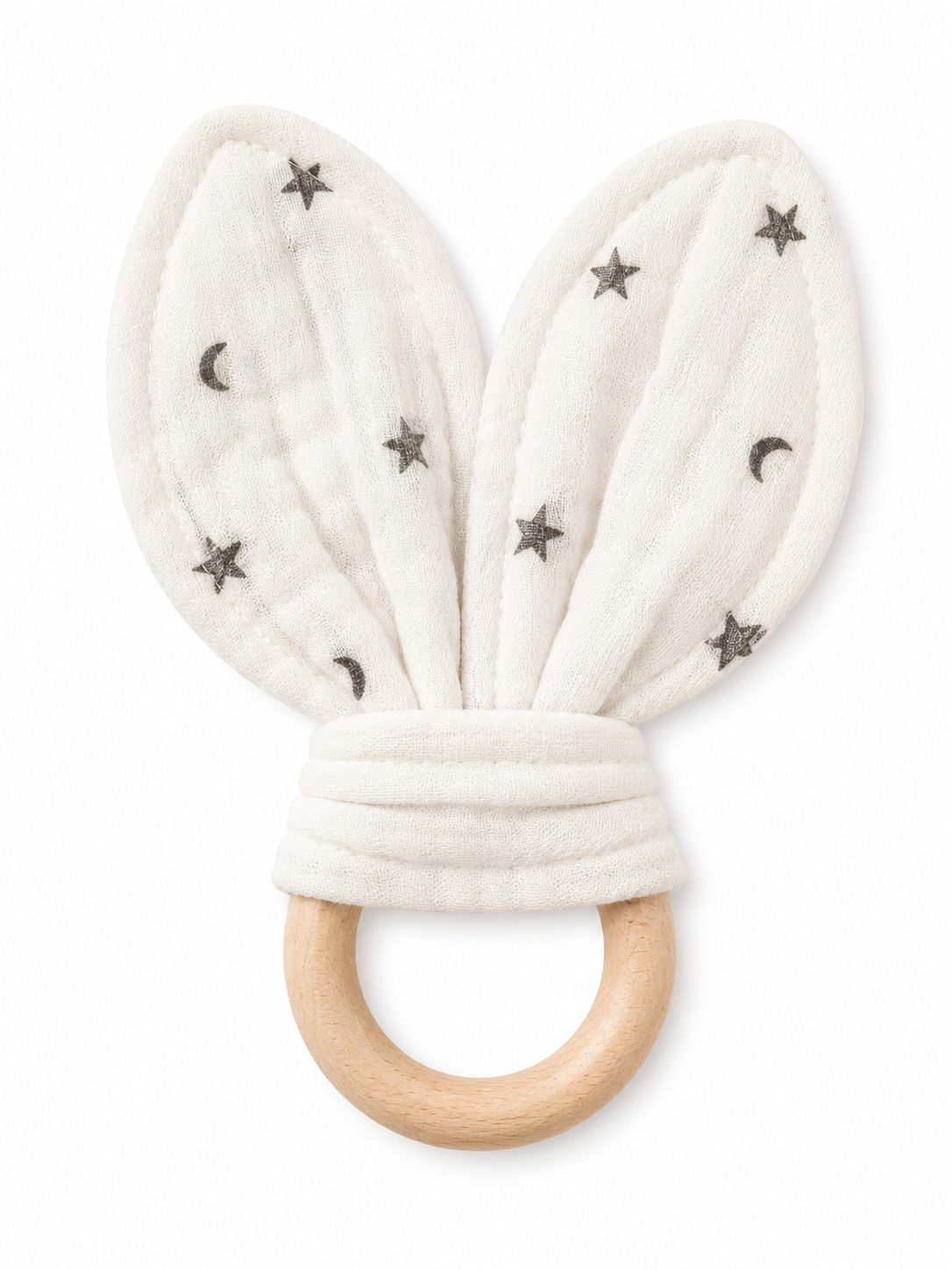 Ciuccio in mussola di cotone biologico MC-04 16 cm x 8 cm