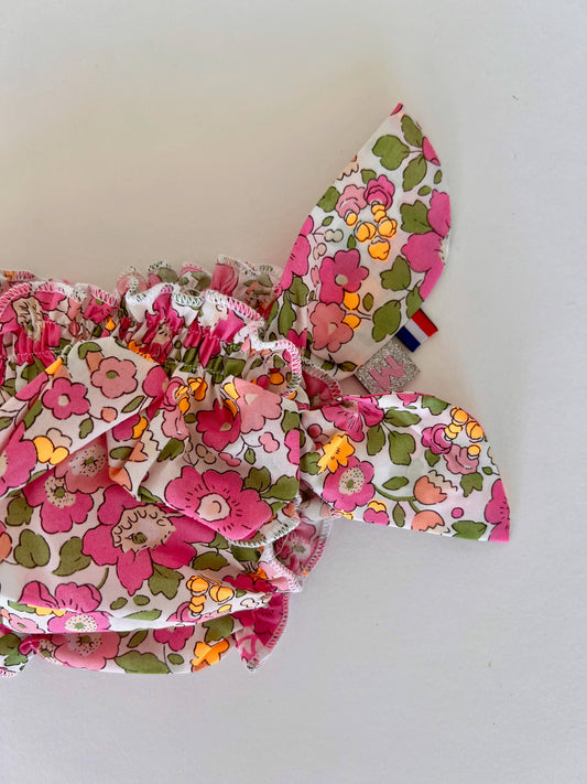 Costume da bagno in liberty Betsy arancione