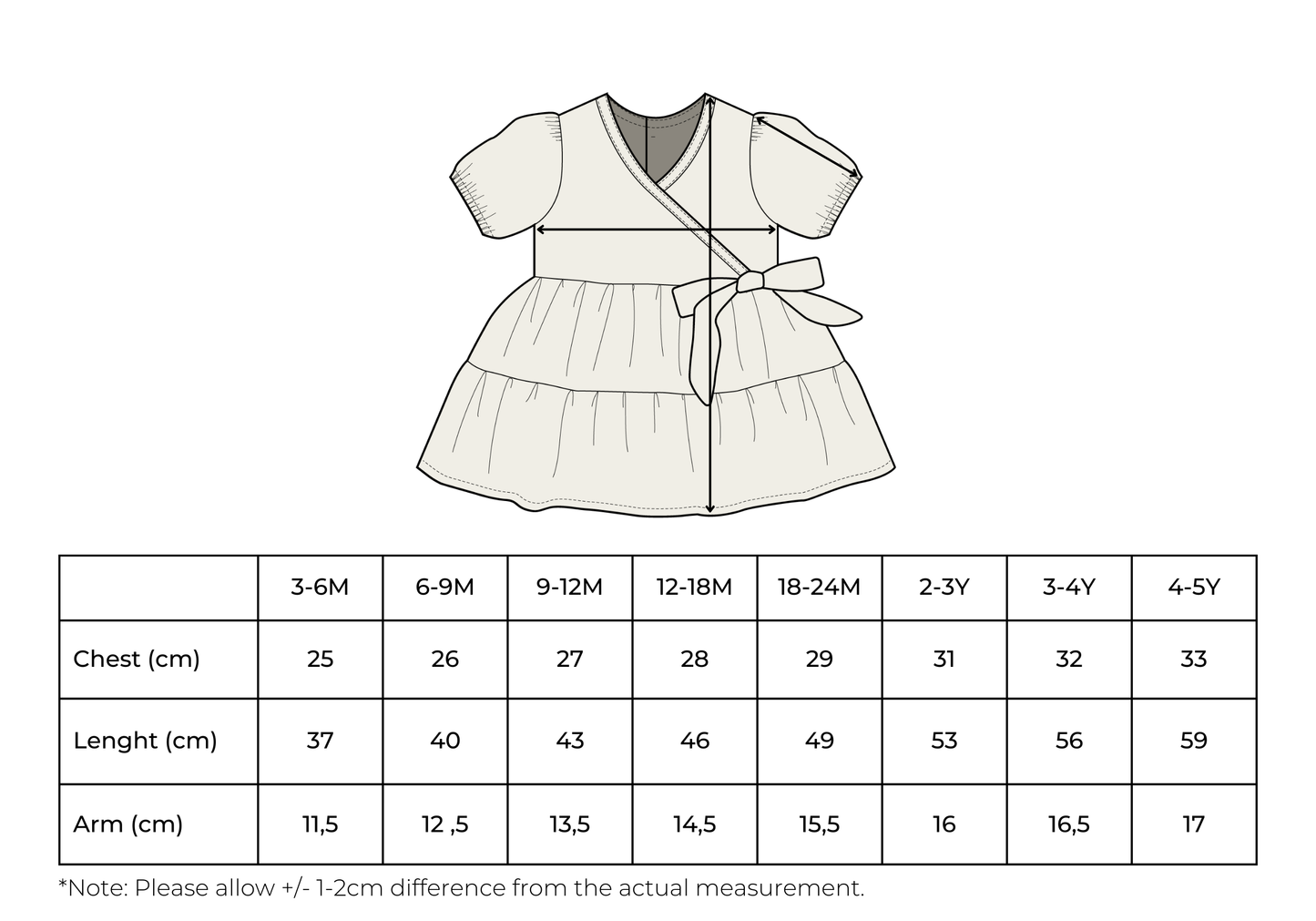 Vestito estivo beige in cotone 100% con pizzo per bambina